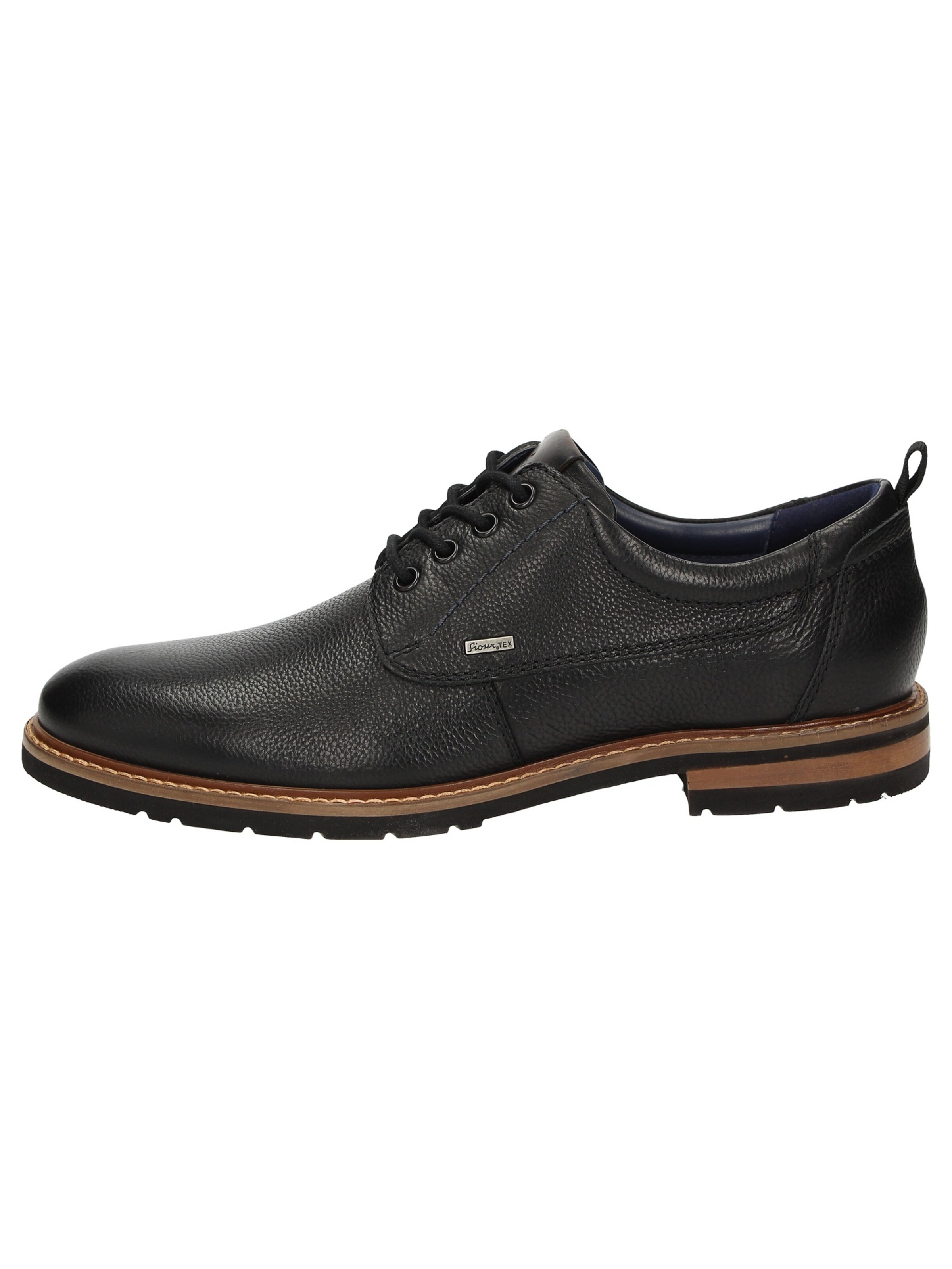 SIOUX Lace-up shoe 'Rostolo-700' in Black