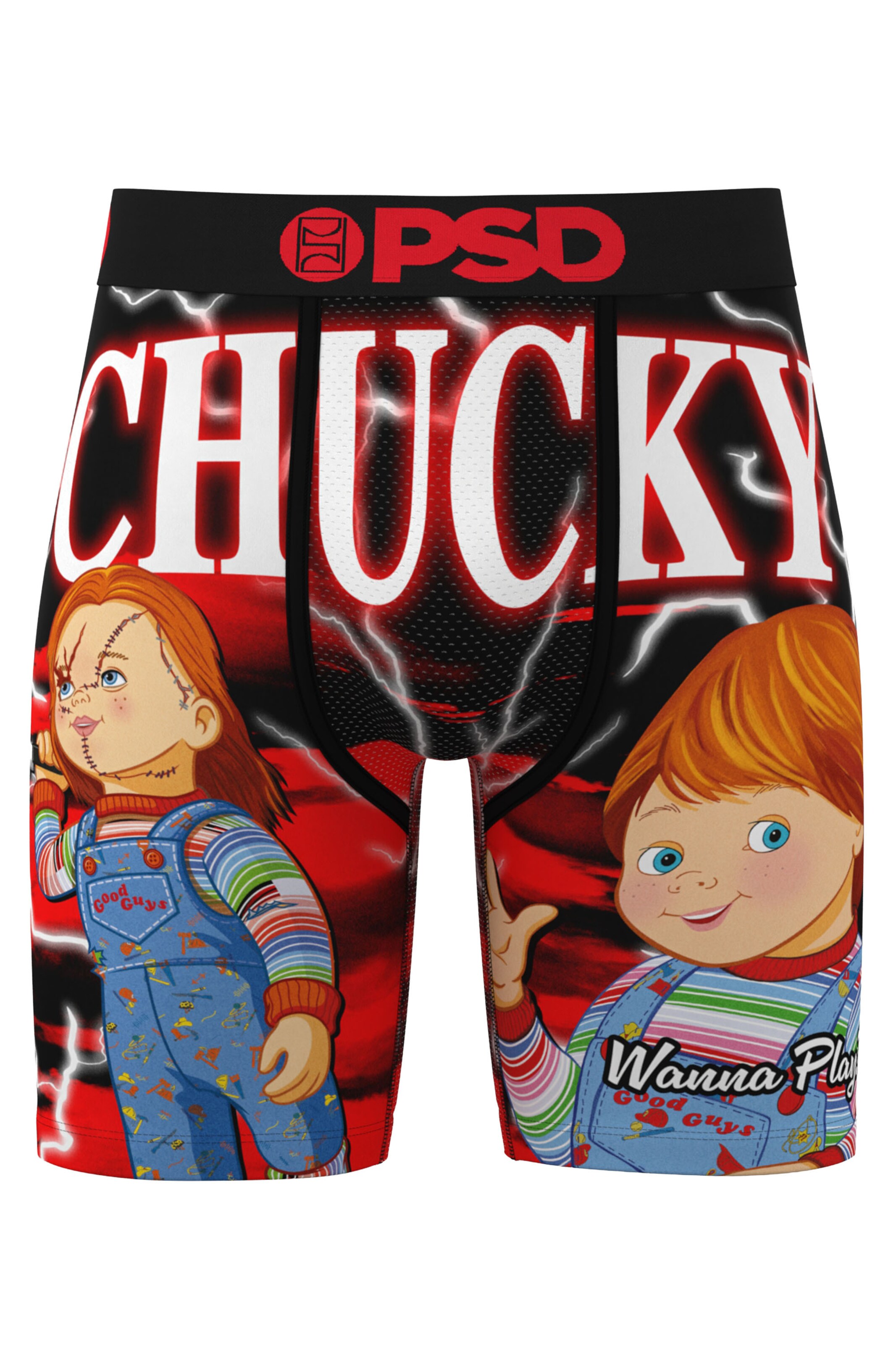 PSD Underwear Boxer shorts 'CHUCKY' in Red: front