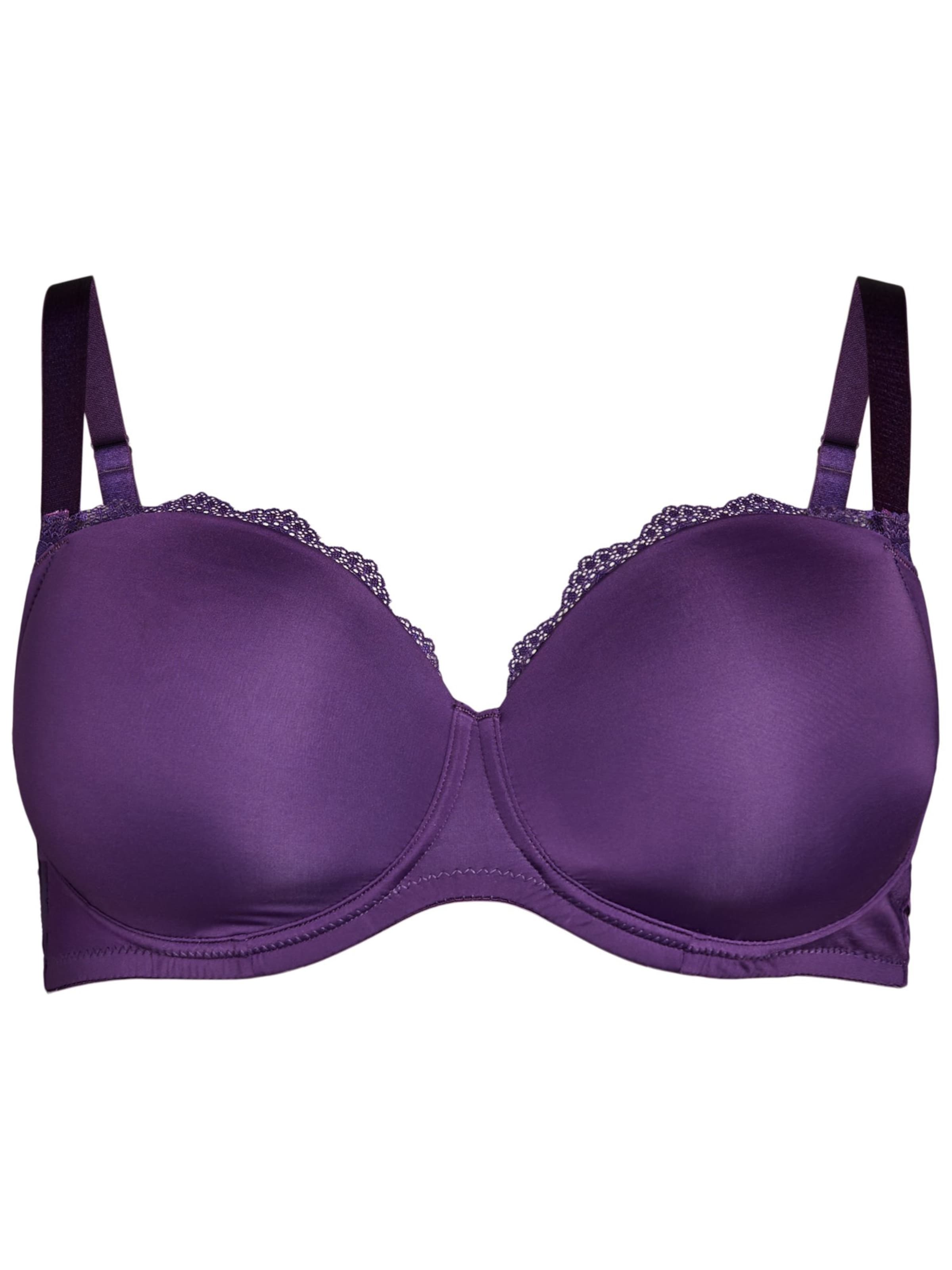 Devoted by Zizzi Zmenšujúca Podprsenka 'Lnaima' - Fialová: predná strana