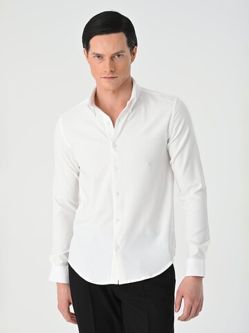 Regular fit Camicia di Antioch in bianco: frontale