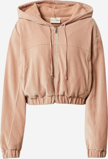 A LOT LESS Sweatjacke 'Cleo' (GOTS) in rosa, Produktansicht