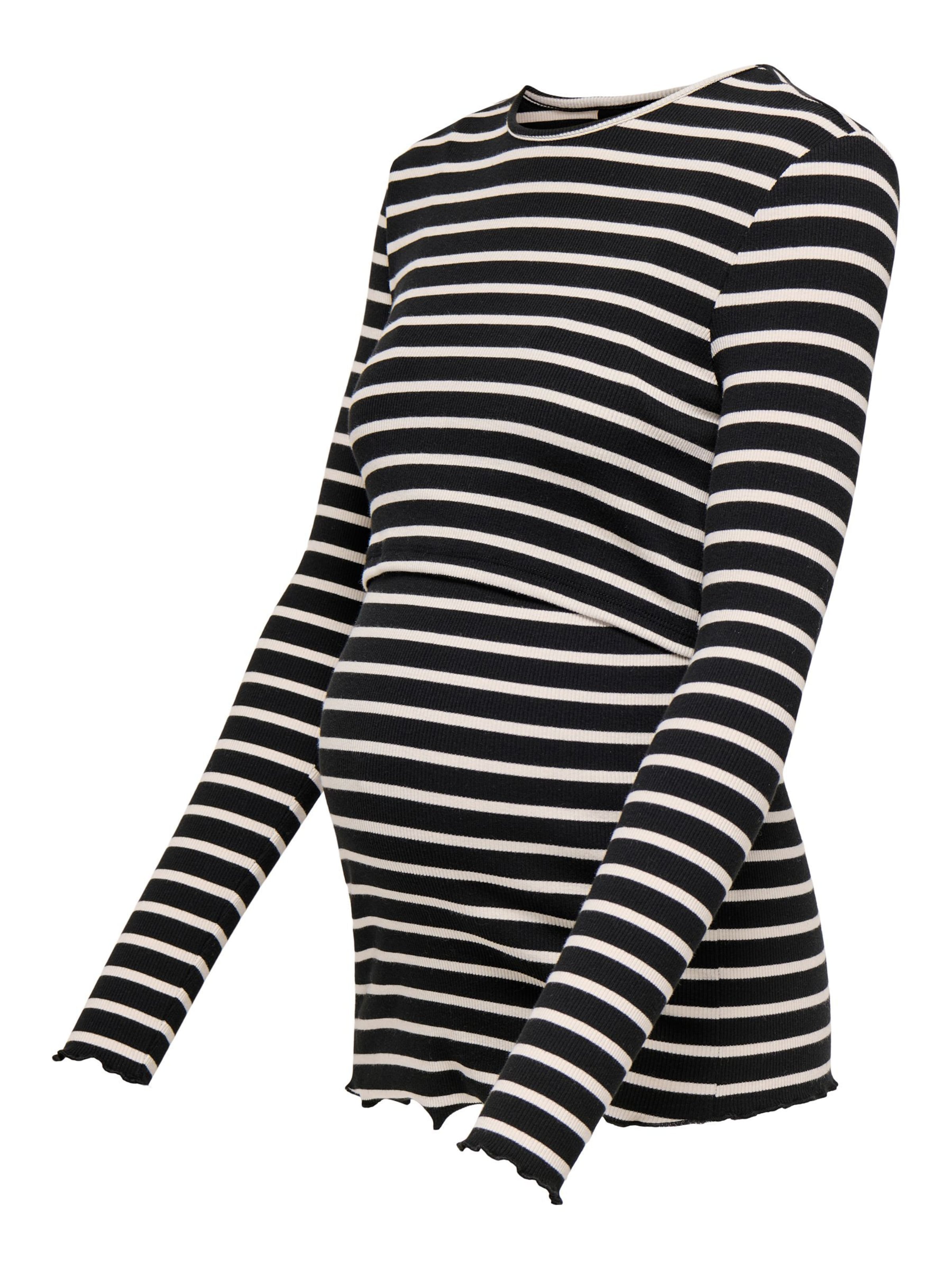 Only Maternity - Camiseta en negro