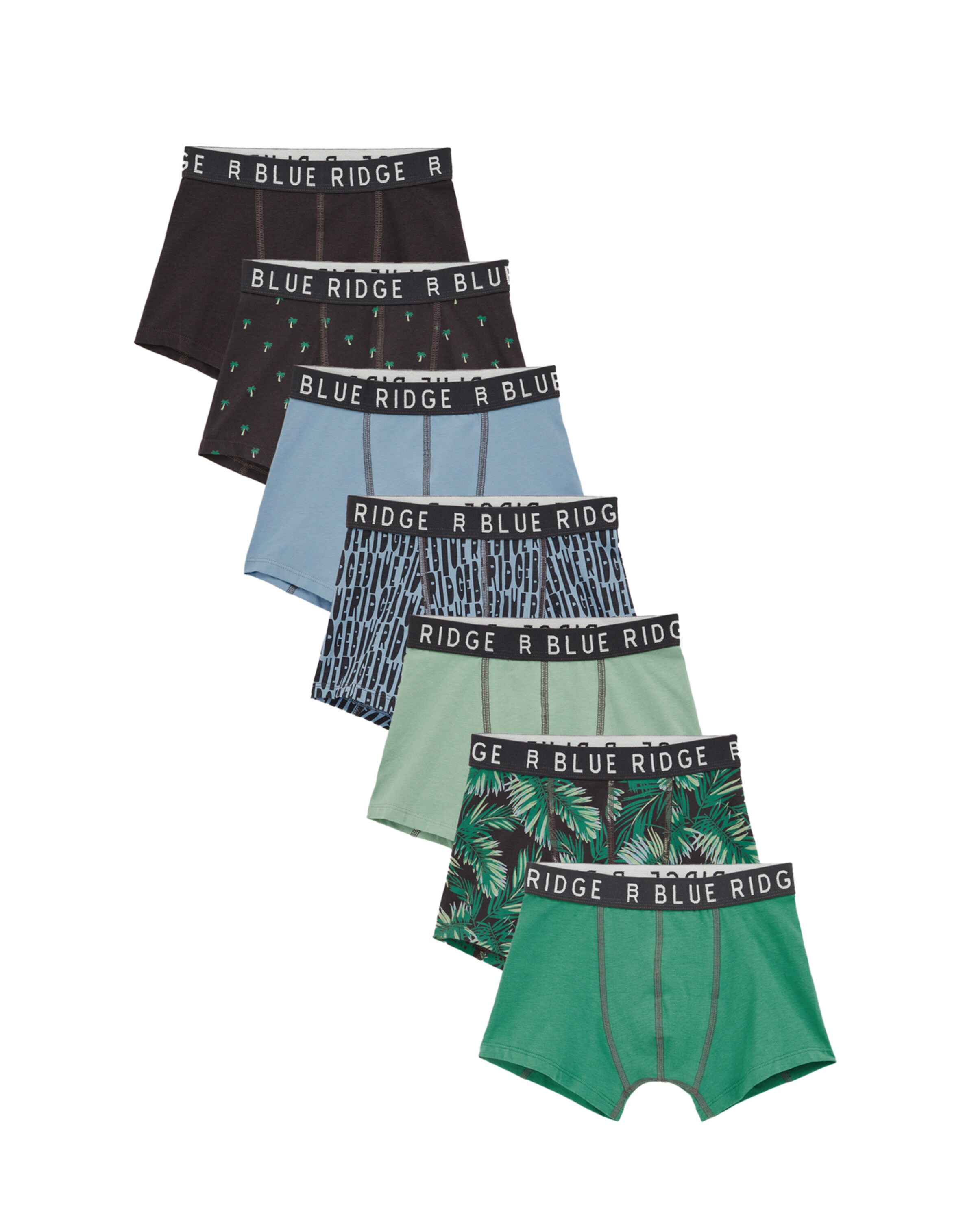 WE Fashion - Cueca em azul: frente