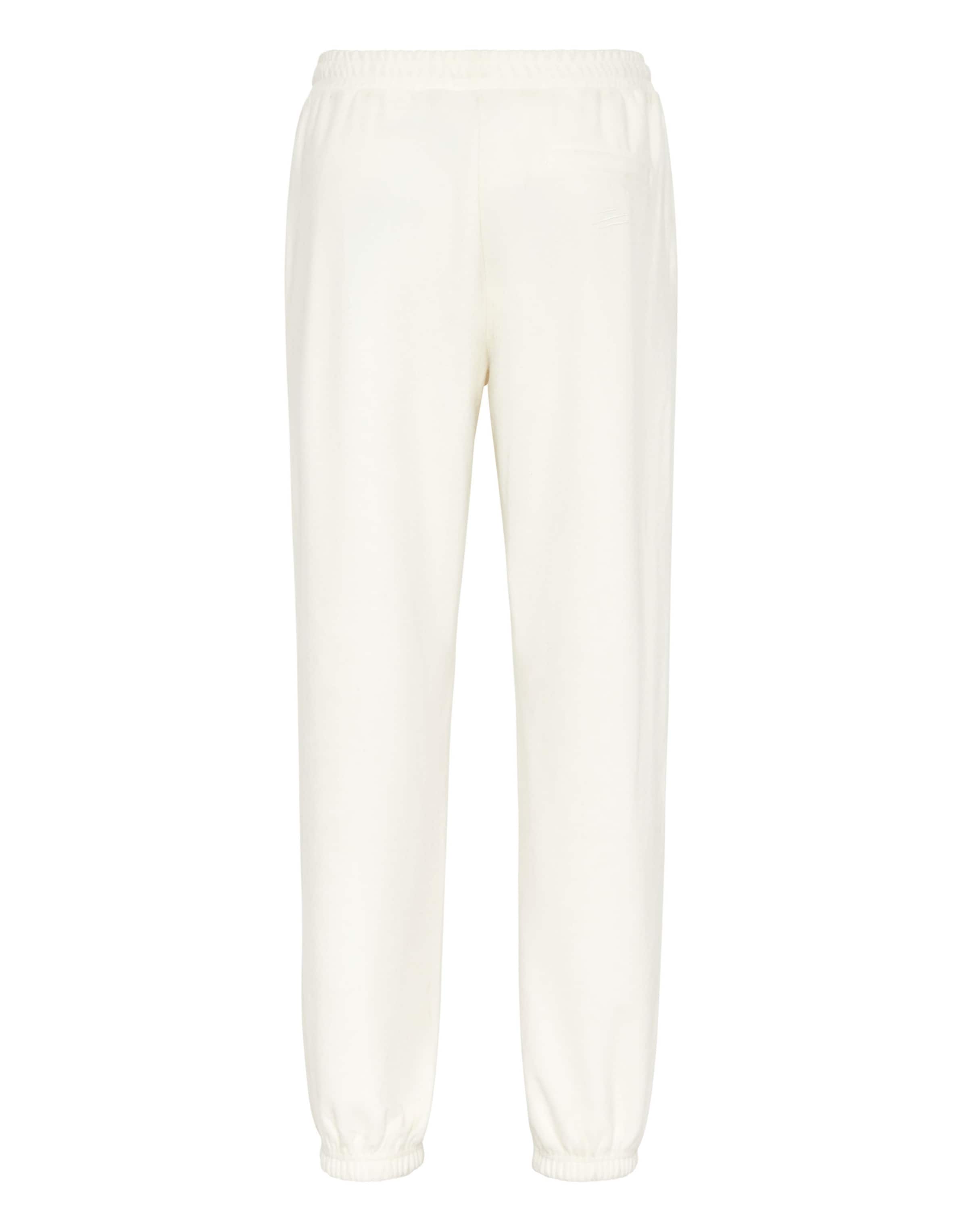 Plein Sport Tapered Broek in Wit