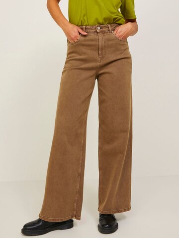 JJXX Wide leg Jeans 'Tokyo' in Brown: front