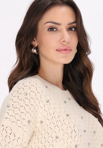 faina - Jersey en beige