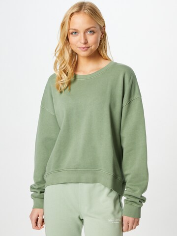 Marc O'Polo Sweatshirt  (GOTS) in Grün: predná strana