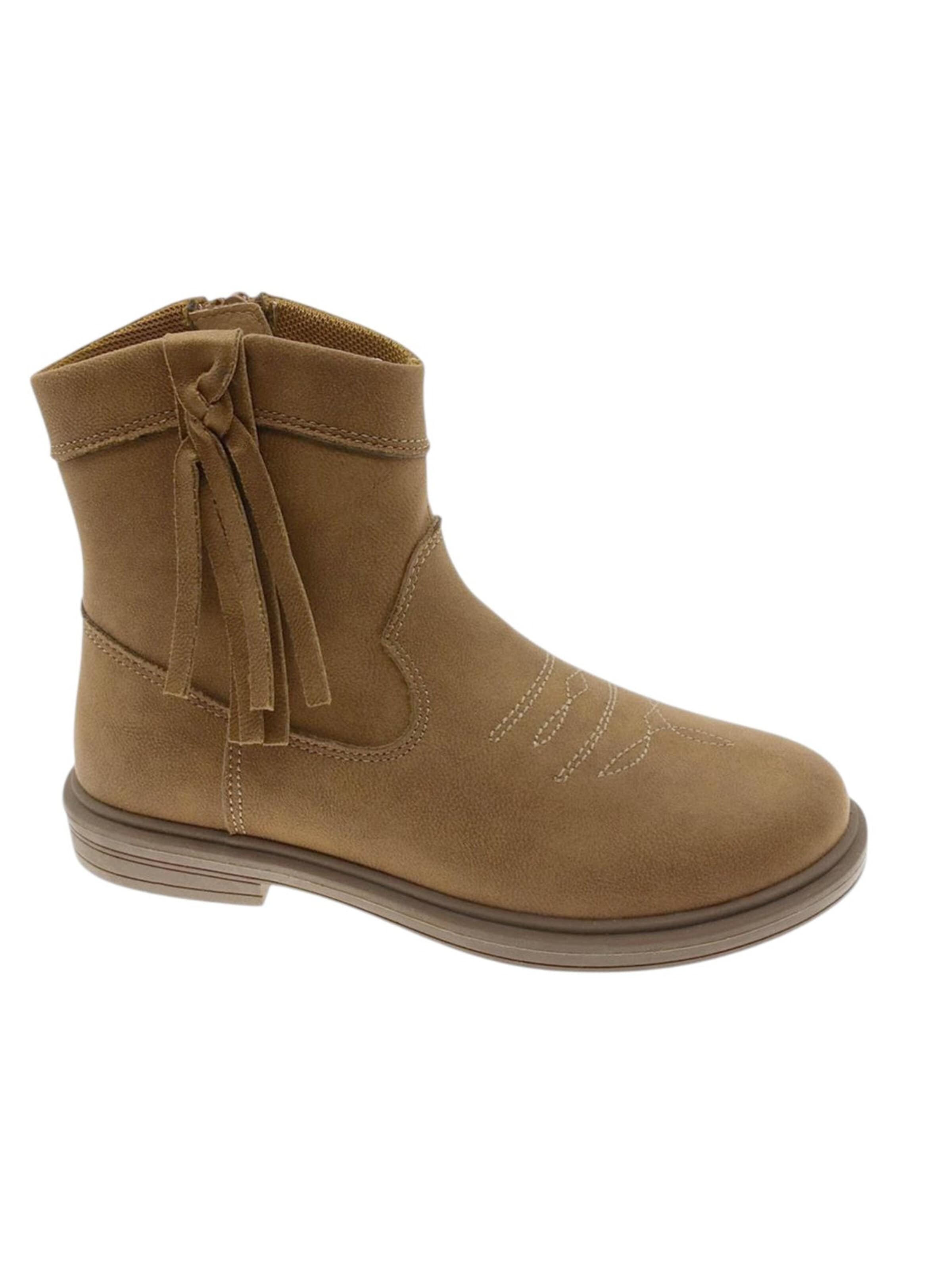 Beppi Bottes en 28 en camel, Vue avec produit
