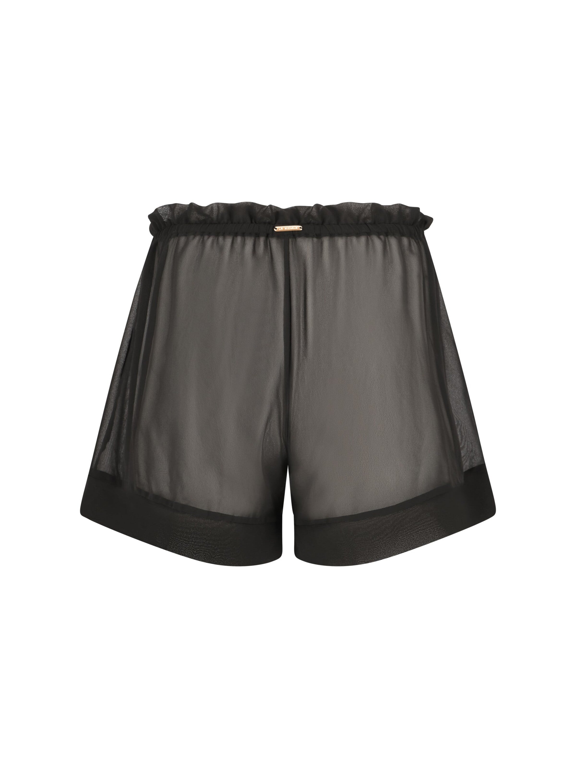 La Michaux Loose fit Trousers with creases 'SOFIA' in Black