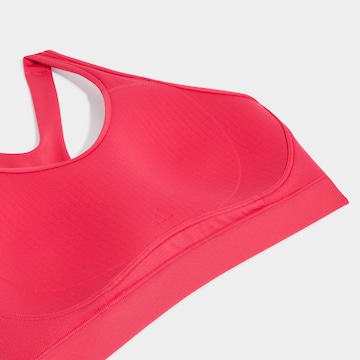 ADIDAS PERFORMANCE Bustier Sport-BH in Pink