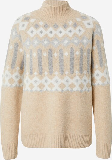 ESPRIT Sweater in Beige / Grey / White, Item view