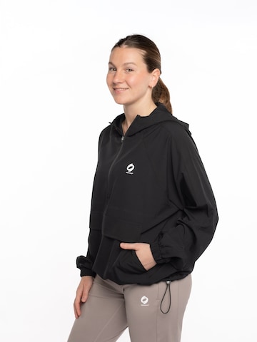 mymotus Sportjas 'Mymotus Ladies Comfort Running pull on Jacke Black  RW33' in Zwart