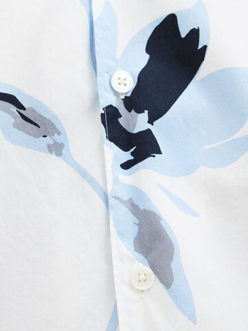 JACK & JONES Comfort fit Button Up Shirt in Blue