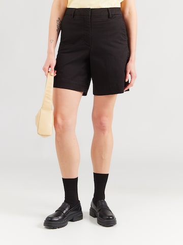 SELECTED FEMME Szeroka nogawka Chinosy 'SLFVIENN' w kolorze czarny: przód