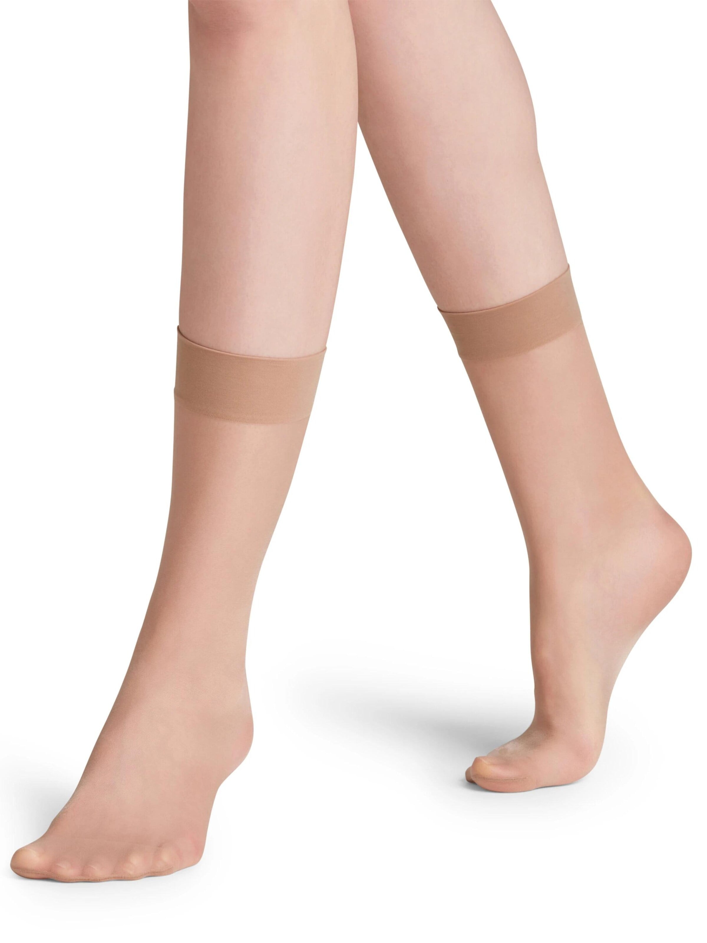 FALKE Socken 'Seidenglatt'‌‌‌ in Beige: Vorderseite