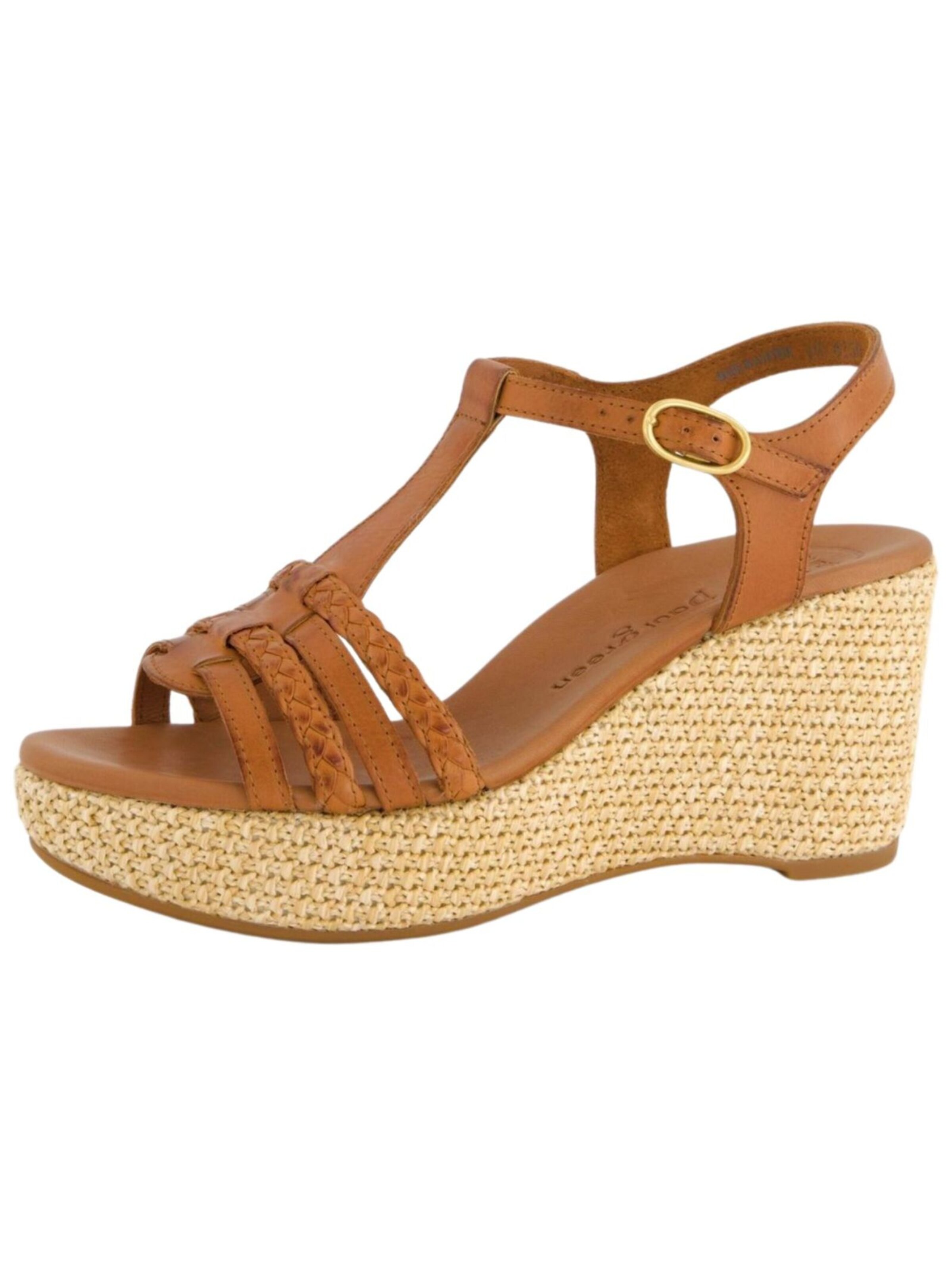 Sandalo con cinturino di Paul Green in marrone: frontale