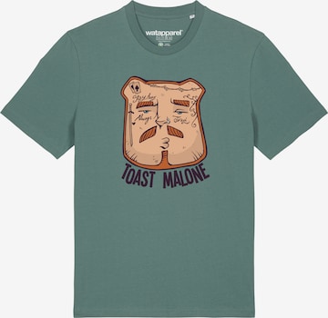 T-Shirt 'Toast Malone' Watapparel en vert : devant