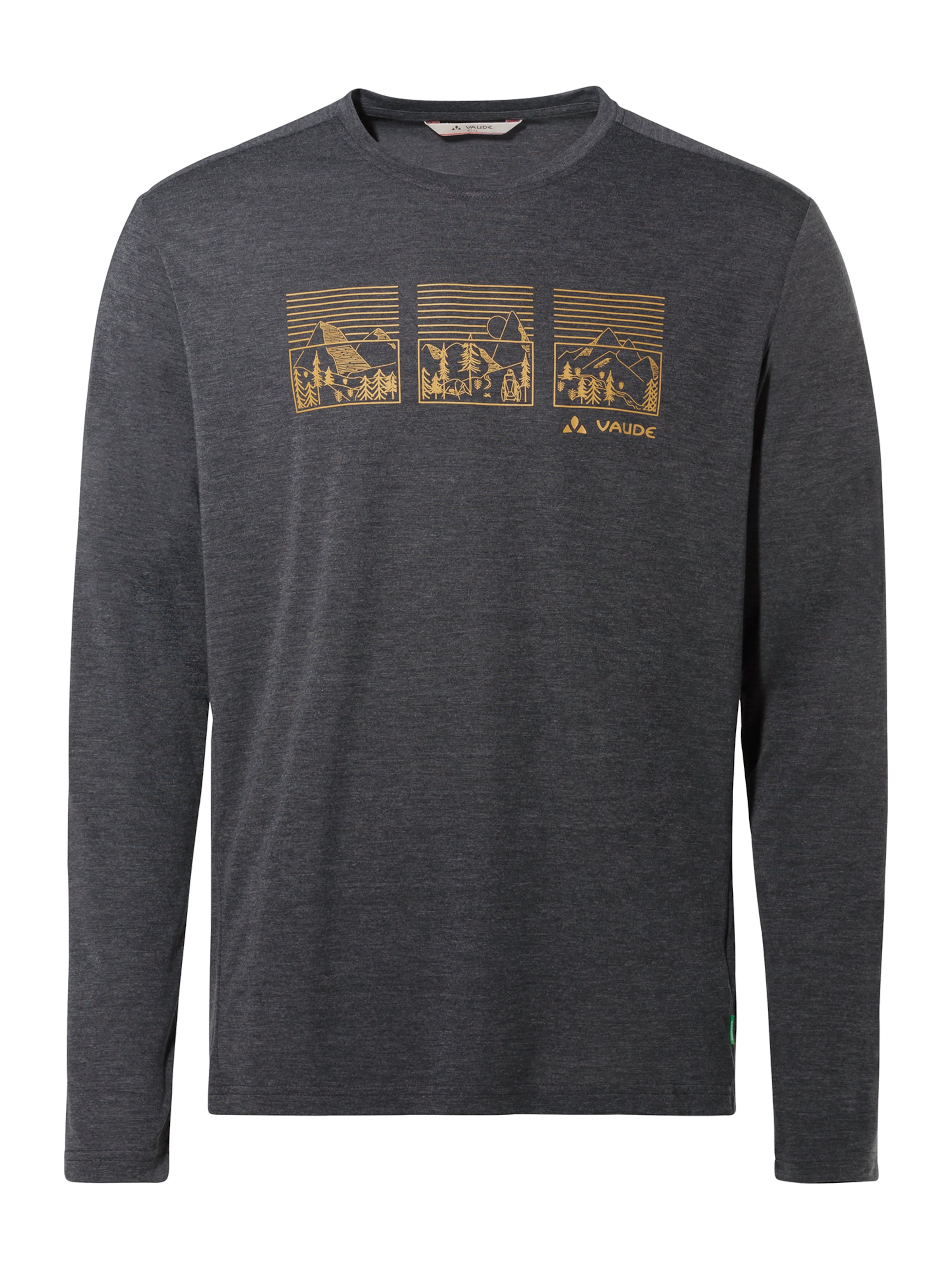 VAUDE Performance shirt 'Rosemoor' in Grey: front