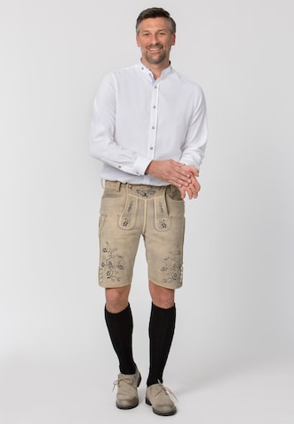 STOCKERPOINT Comfort fit Klederdracht overhemd 'Marley' in Wit