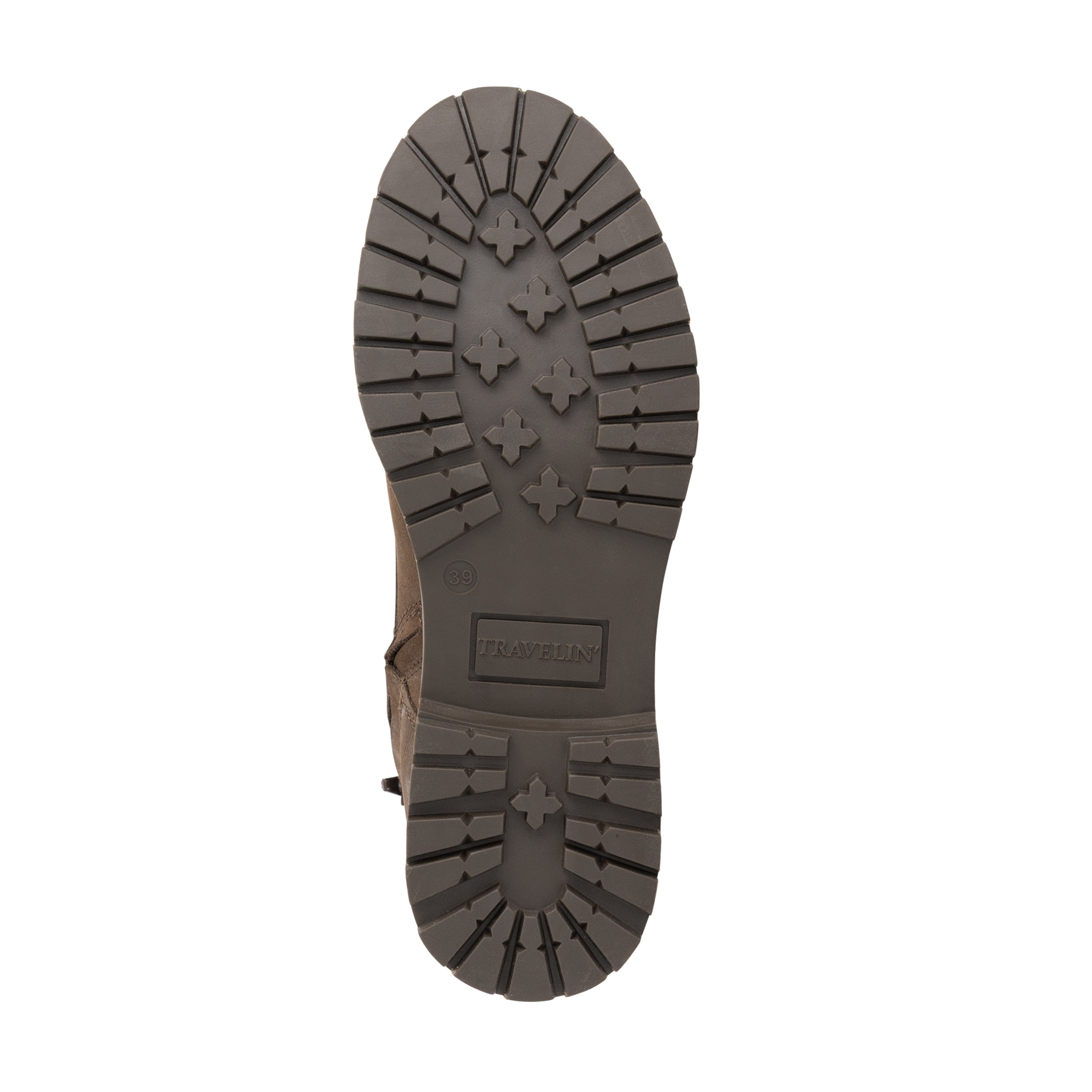 Travelin Lace-Up Ankle Boots 'Bossvika' in Brown