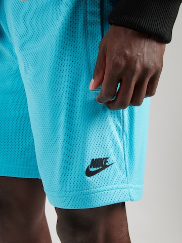 Nike Sportswear Szabványos Nadrág - kék