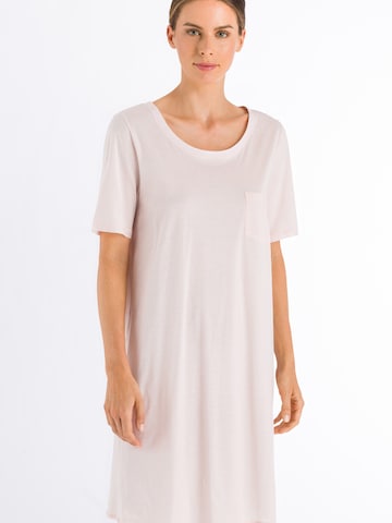 Chemise de nuit ' Cotton Deluxe 90cm ' Hanro en rose : devant