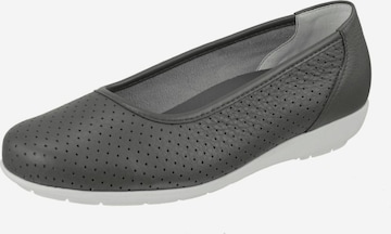 Natural Feet Ballet Flats 'Annabelle' in Grey: front