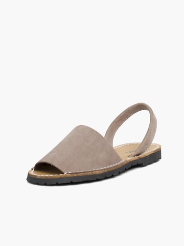Pisamonas Sandals in Grey: front