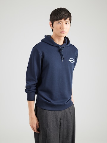 JACK & JONES Majica 'JJBrandon' | modra barva: sprednja stran