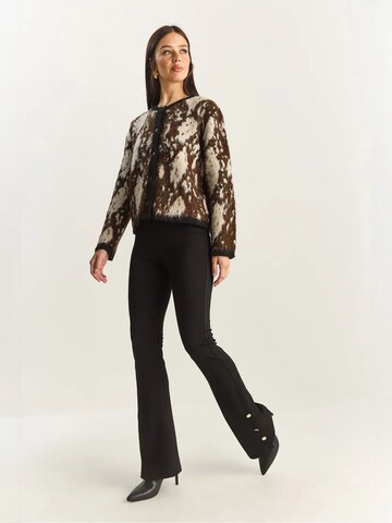 Flared Leggings di Bianco Lucci in nero