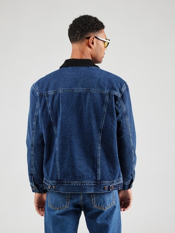 WRANGLER Jacke  'ANTIFIT SHERPA' in Blau