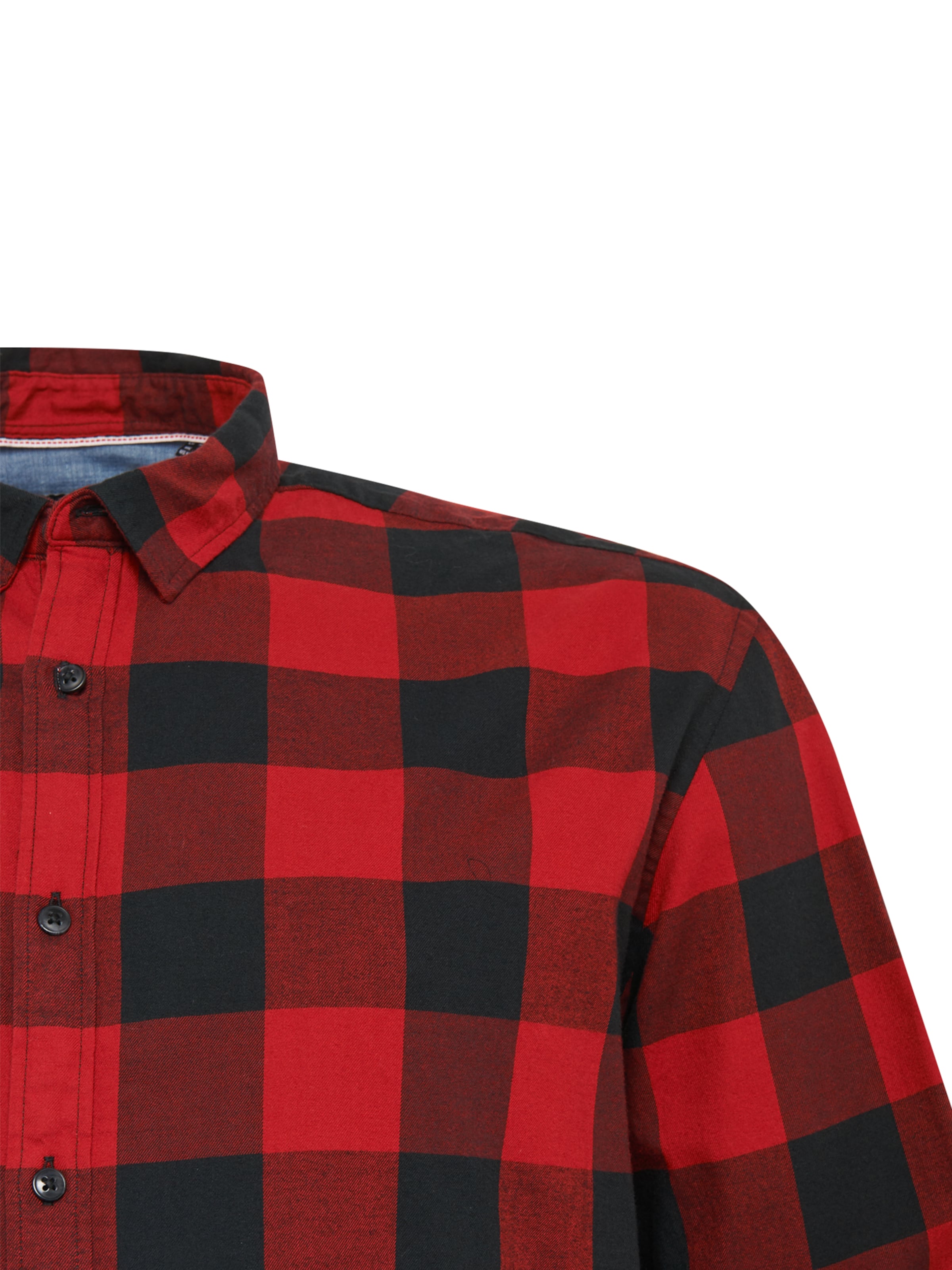 Jack & Jones Plus Comfort Fit Πουκάμισο 'JJEGINGHAM' ' σε κόκκινο