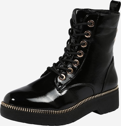 River Island Bottines à lacets en noir, Vue avec produit