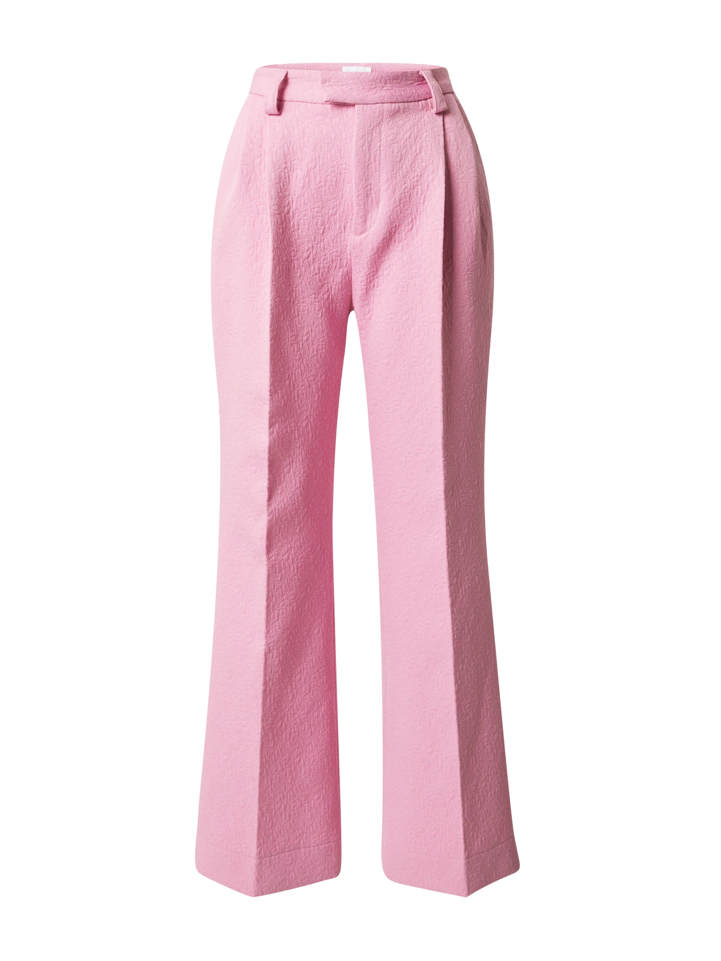 Soulland Regular Pleat-front trousers 'Deni' in Pink: front