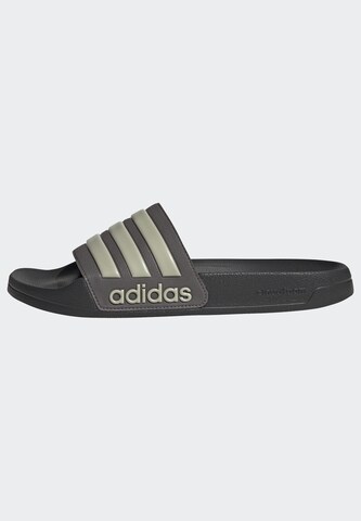 ADIDAS ORIGINALS Badeschuh 'Adilette' in Schwarz: Vorderseite