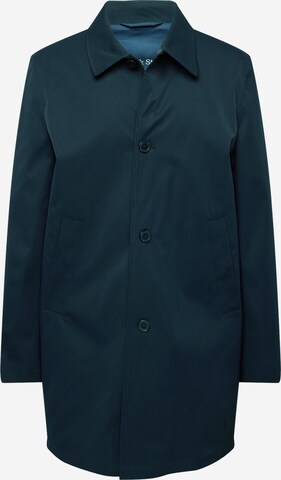 Bruun & Stengade Between-Seasons Coat 'Novello' in Blue: front