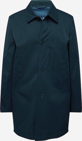 Bruun & Stengade Ανοιξιάτικο και φθινοπωρινό παλτό 'Novello' σε μπλε: μπροστά