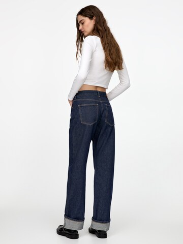 Pull&Bear Loosefit Jeans in Blau