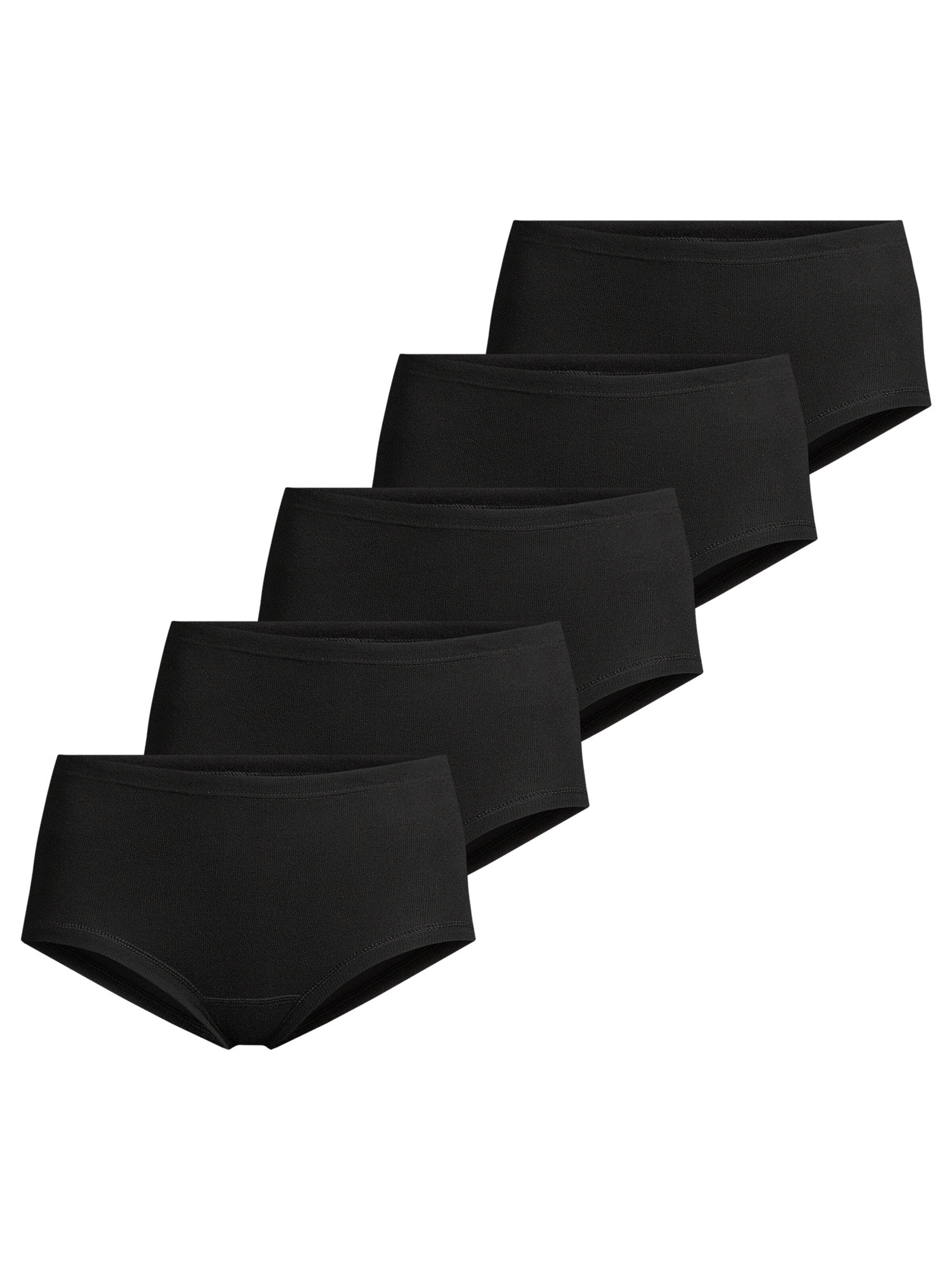 CON-TA Slip 'Feinripp'‌ in Schwarz: Vorderseite