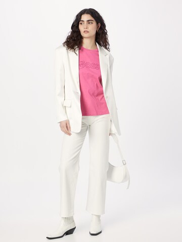 BOSS - Camiseta 'Etey' en rosa