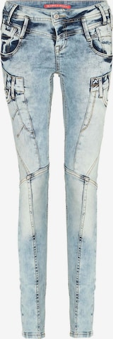 CIPO & BAXX Skinny Jeans in Blau: Vorderseite