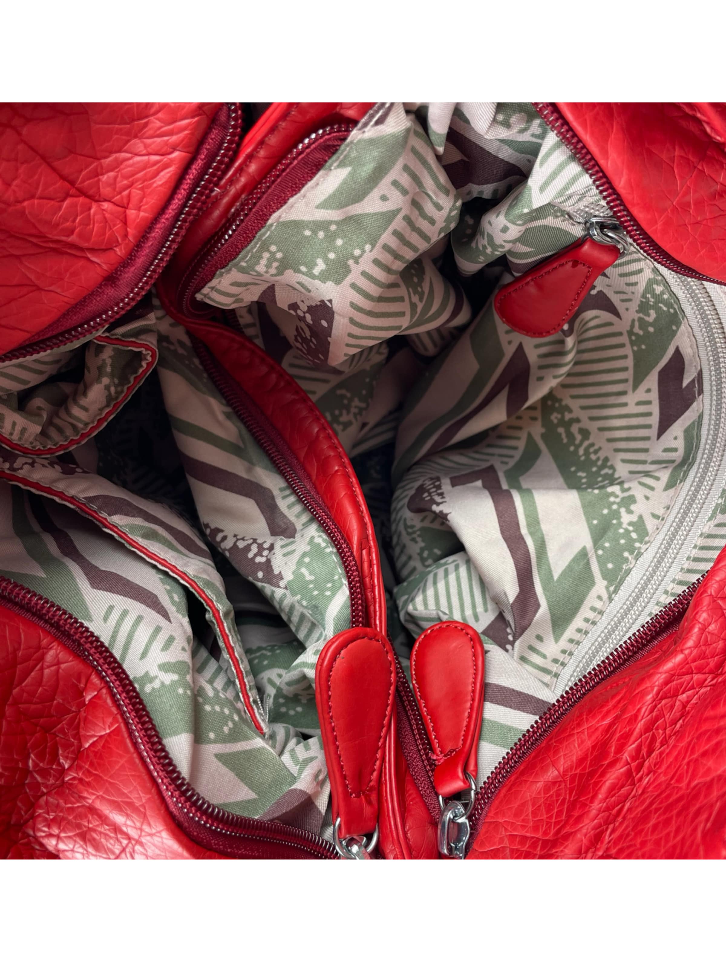 Borsa a mano di Kumixi in rosso