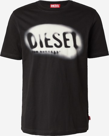 juoda DIESEL Marškinėliai 'T-ADJUST-V2': priekis