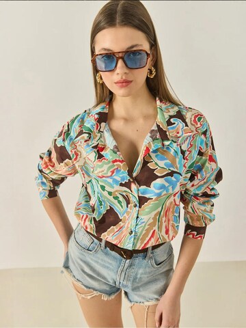 Bianco Lucci - Blusa em mistura de cores