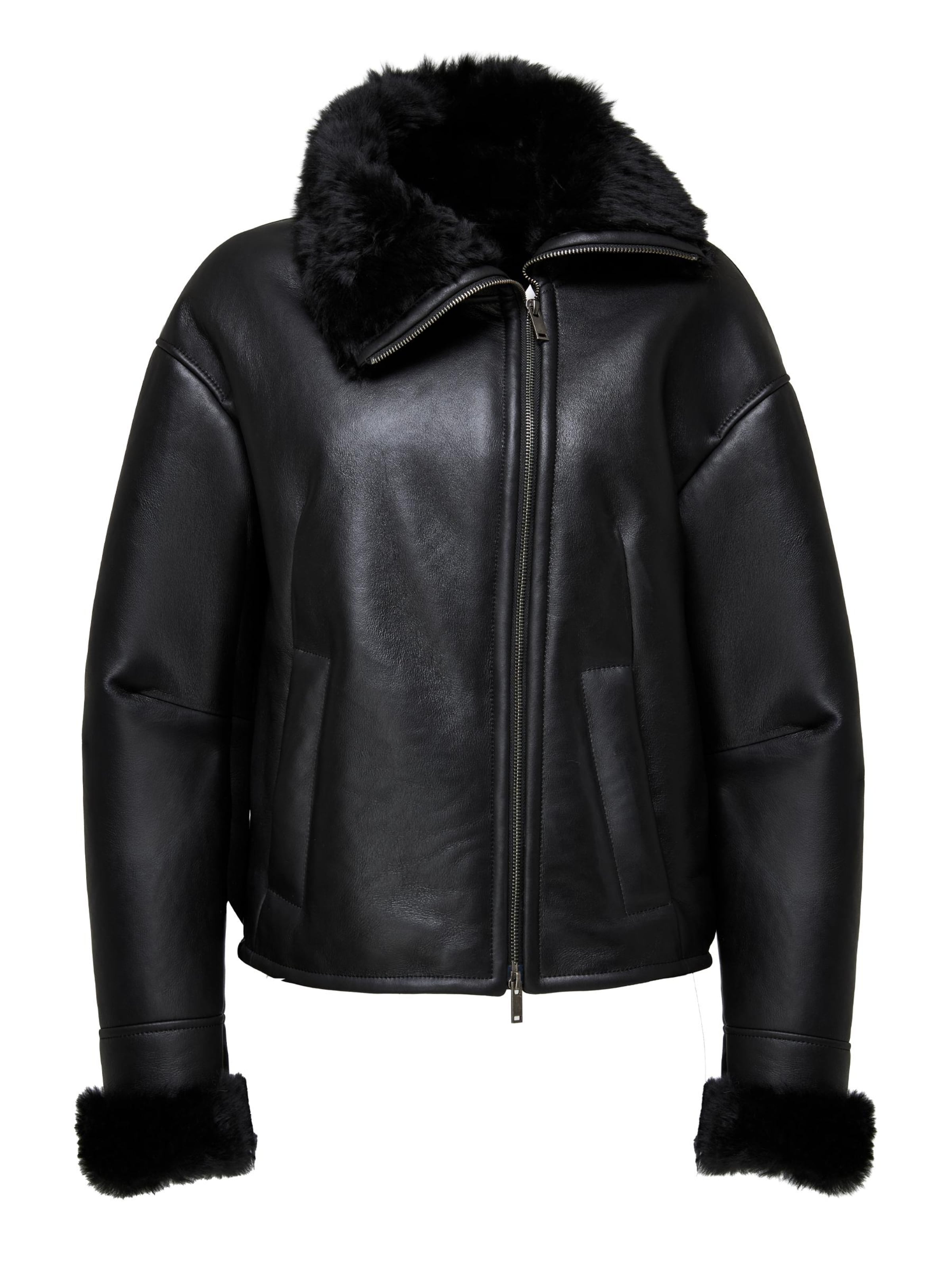 V S P Vinterjakke 'Pia' i sort, Produktvisning