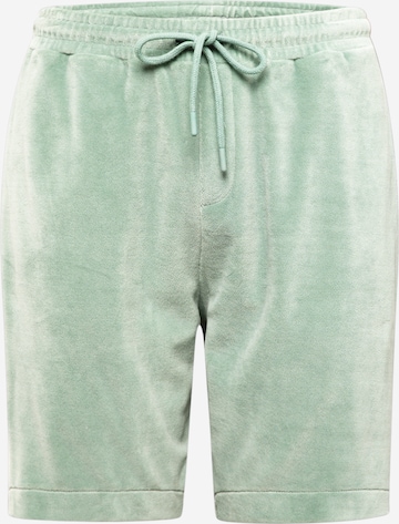 Regular Pantalon TOPMAN en vert : devant