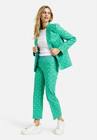 Milano Italy Blazer mit All Over Print in Grün