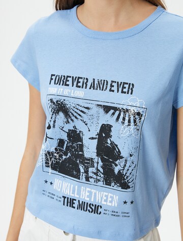 Koton T-shirt in Blau