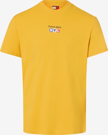 Tommy Jeans Shirt in Yellow: front