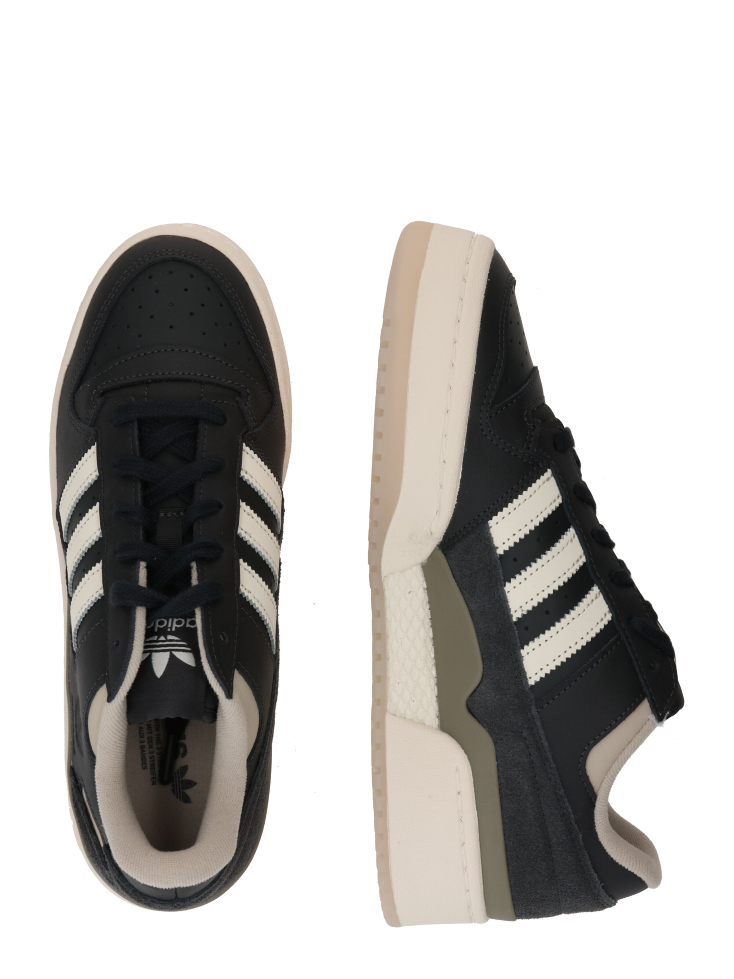 Sneaker low 'Forum' de la ADIDAS ORIGINALS pe negru